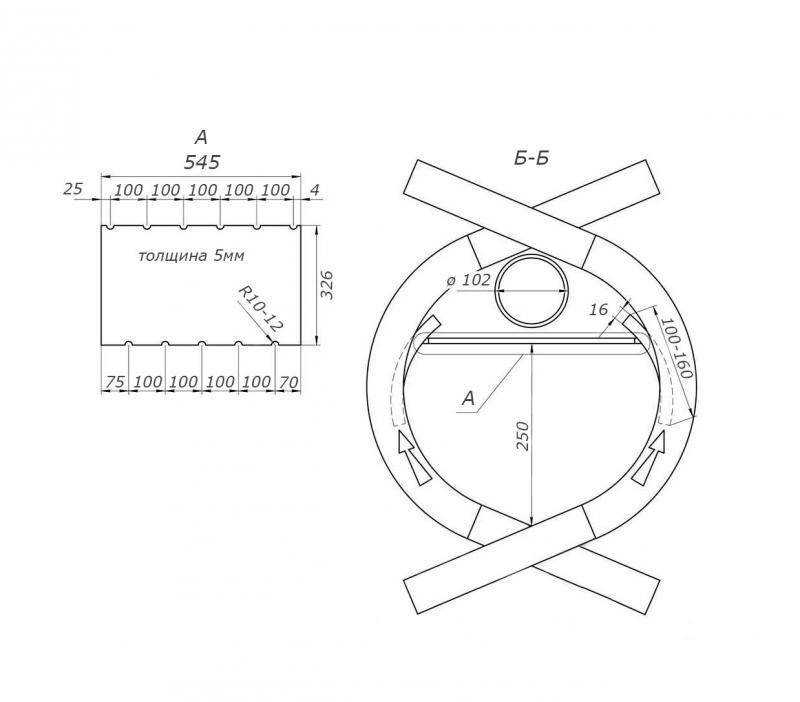 Печь булерьян своими руками - чертежи, схемы, фото | стройсоветы