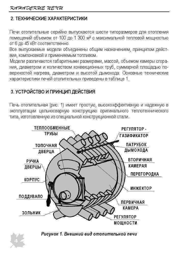 Отопительная печь «булерьян» своими руками