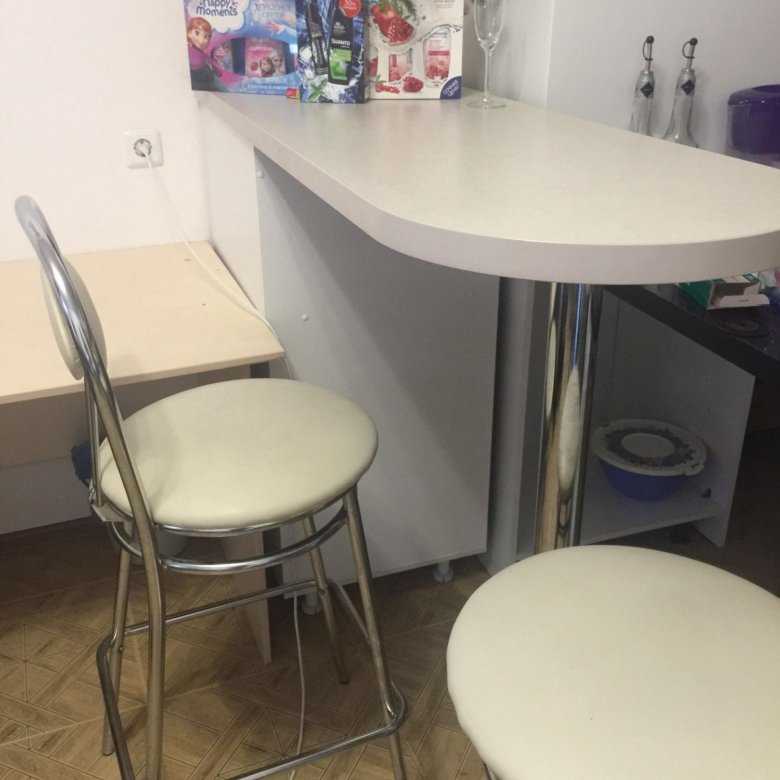 Дизайн маленькой кухни с барной стойкой