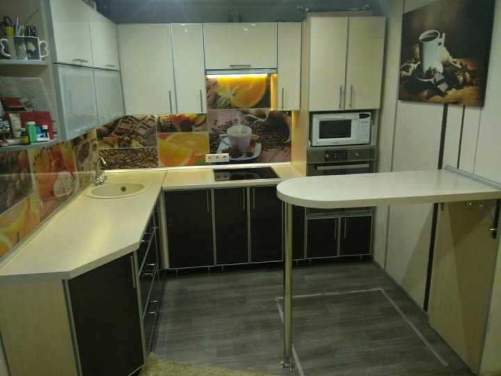 Дизайн маленькой кухни с барной стойкой: 82 фото, рекомендации дизайнера