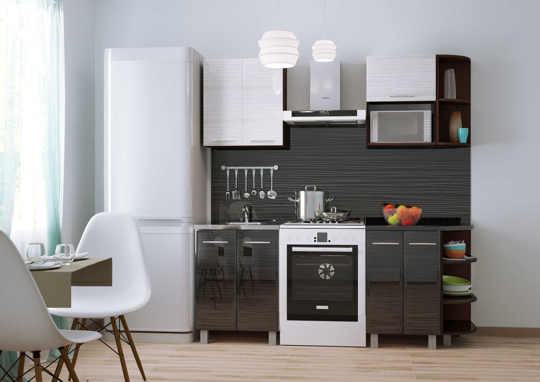 Белые кухни 2023. 150 новых фото! лучшие идеи от дизайнеров