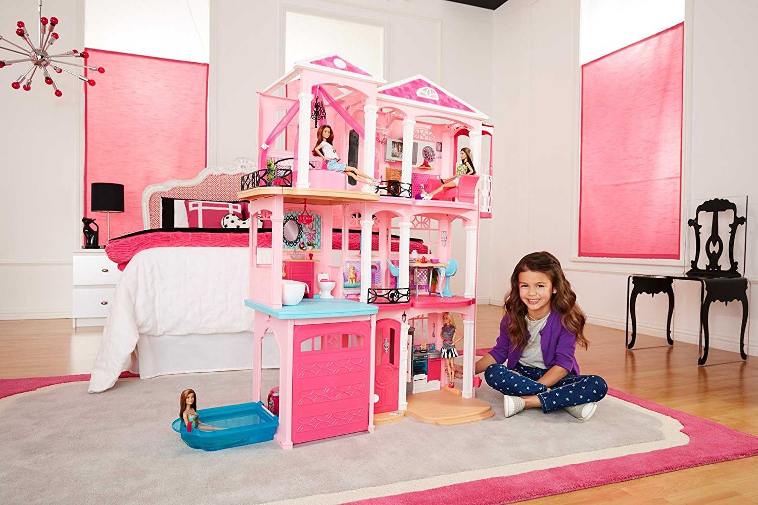 Malibu dream house. дом мечты знаменитой блондинки, куклы barbie