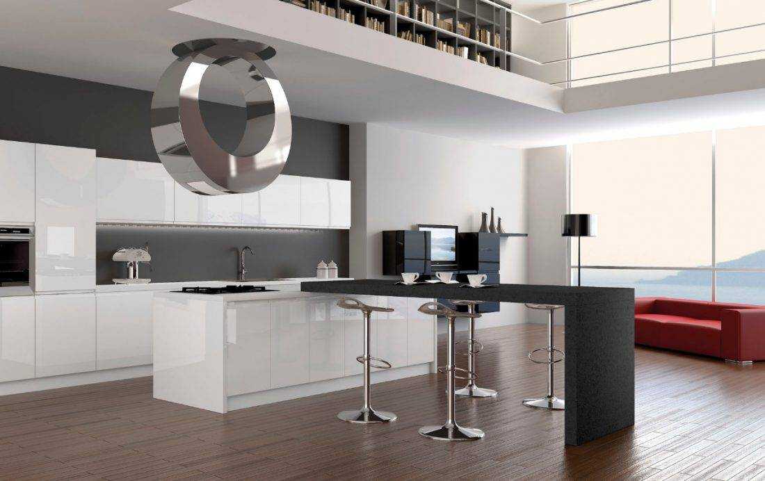 Стиль интерьера хай тек - 105 фото в интерьере