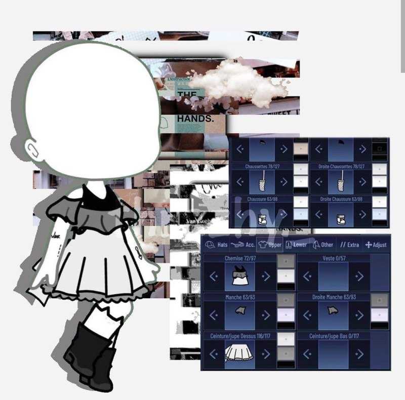 The secret dressing room gacha