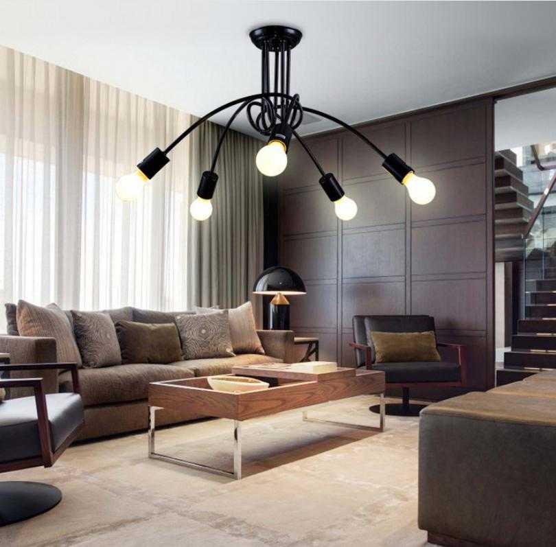 Светильники в стиле лофт в интерьере квартиры - 8loft