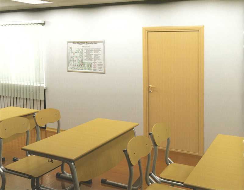 Двери в школу в кабинеты