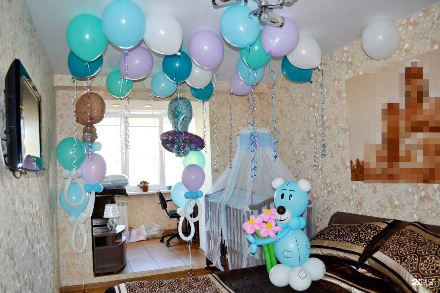 Варианты украшения детской для встречи новорожденного из роддома