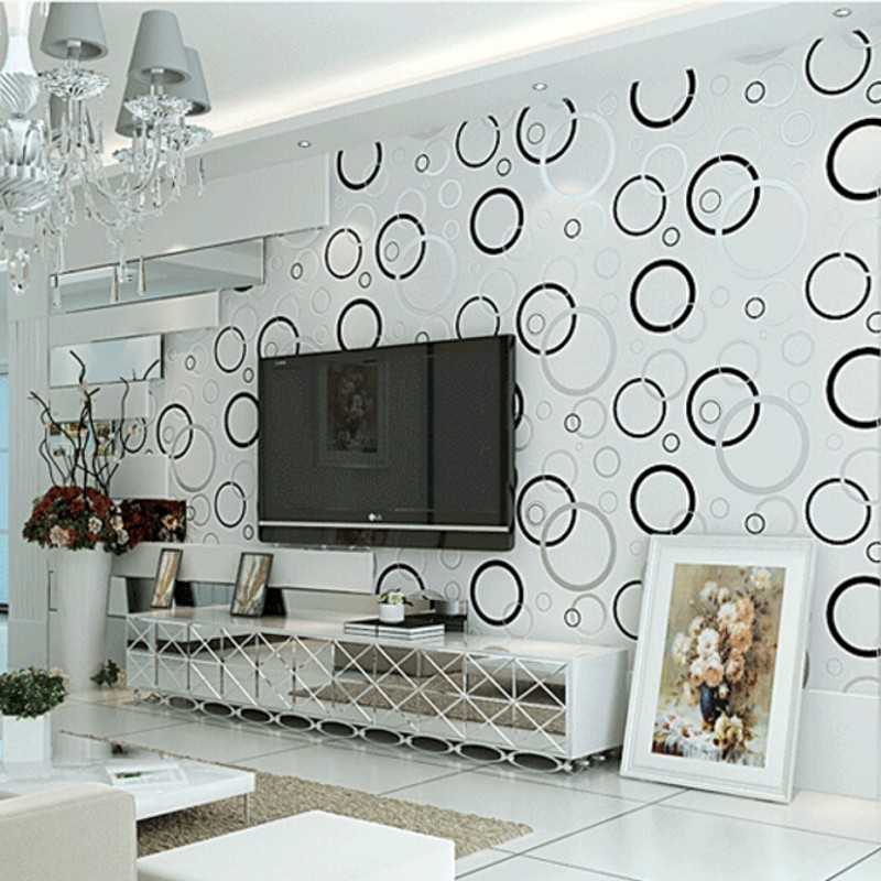 Круги и овалы в интерьере: 33 фото узора, обоев, текстиля и мебели