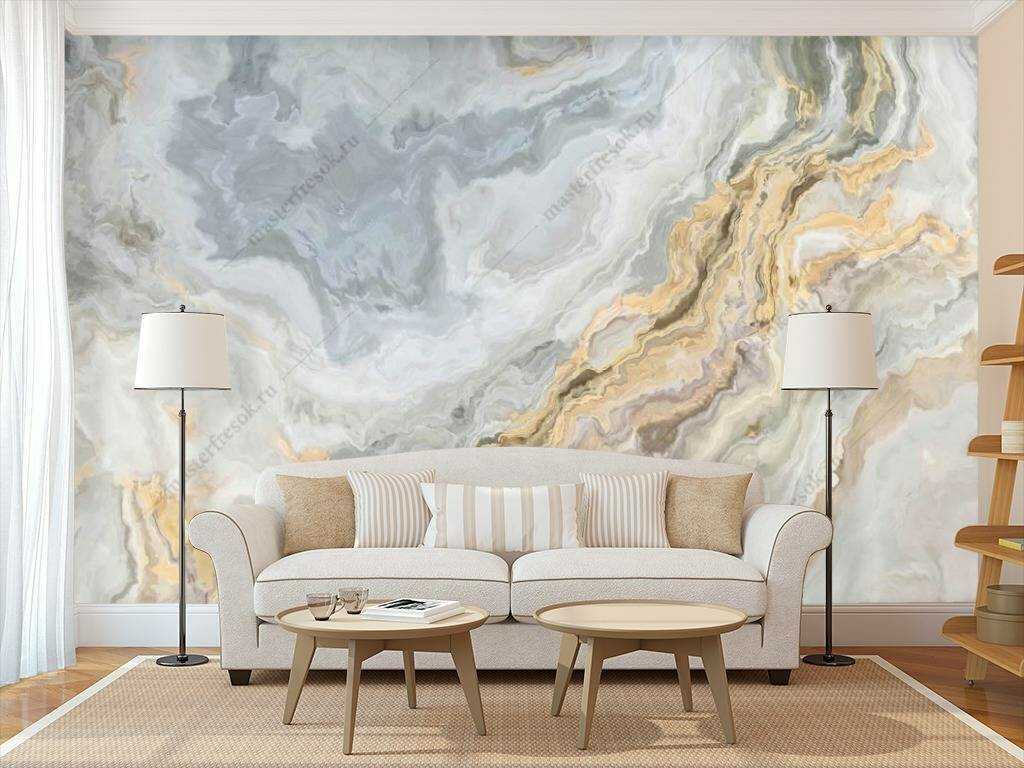 Жидкие обои в интерьере гостиной, спальни, детской, кухни,: плюсы и минусы, как наносить - 62 фото