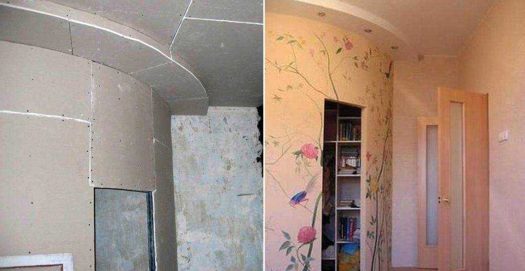 Как сделать шкаф из гипсокартона? 37 фото: шкаф с дверцами для прихожей своими руками, варианты в интерьере