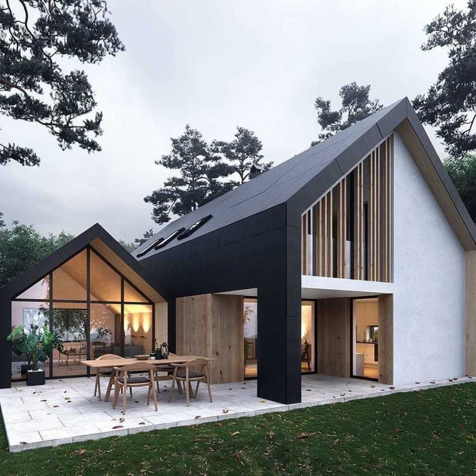 Амбарные дома - 111+ фото проектов в стиле barnhouse • [артфасад]