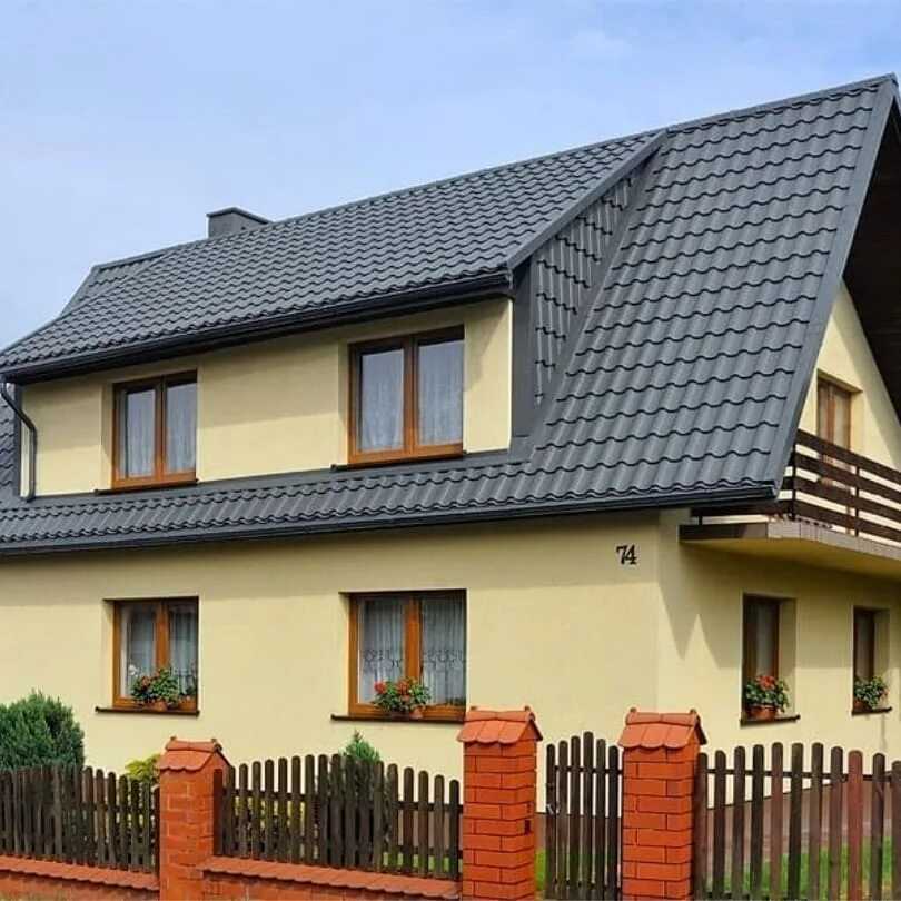 Фасад и кровля: совместимость цветов