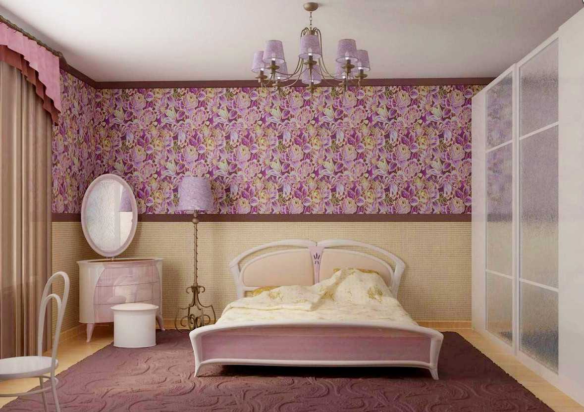 Комбинирование обоев в интерьере: 7 правил и 105 реальных фото
