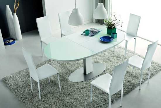 Круглые столы от ikea в интерьере