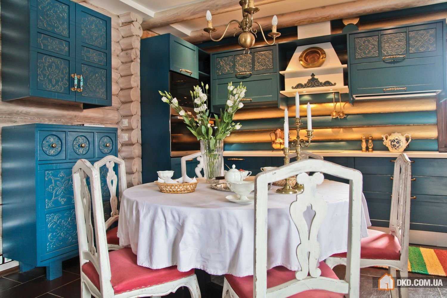 Русский стиль входит в моду? 5 вдохновляющих интерьеров кухонь в духе a la russe и советского ретро