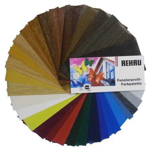 Ламинация рехау цвета