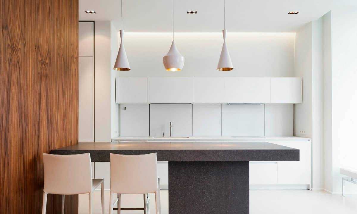 Кухня-гостиная в стиле минимализм: интересные идеи оформления дизайна интерьера