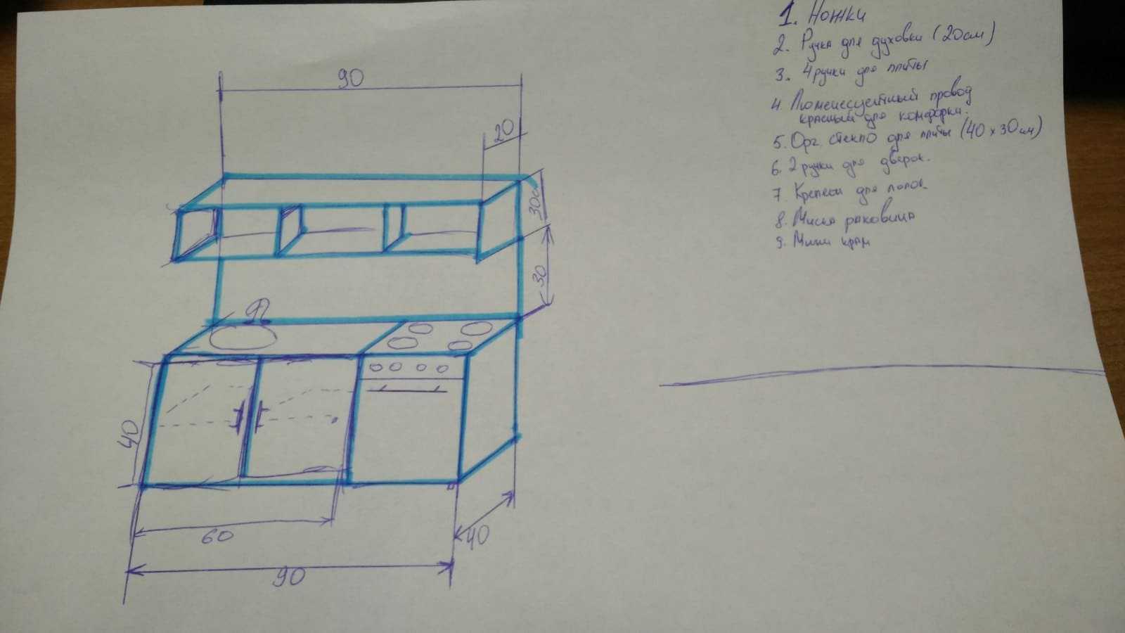Детская кухня из картона своими руками для ребенка: как сделать кухню из коробки для девочек
