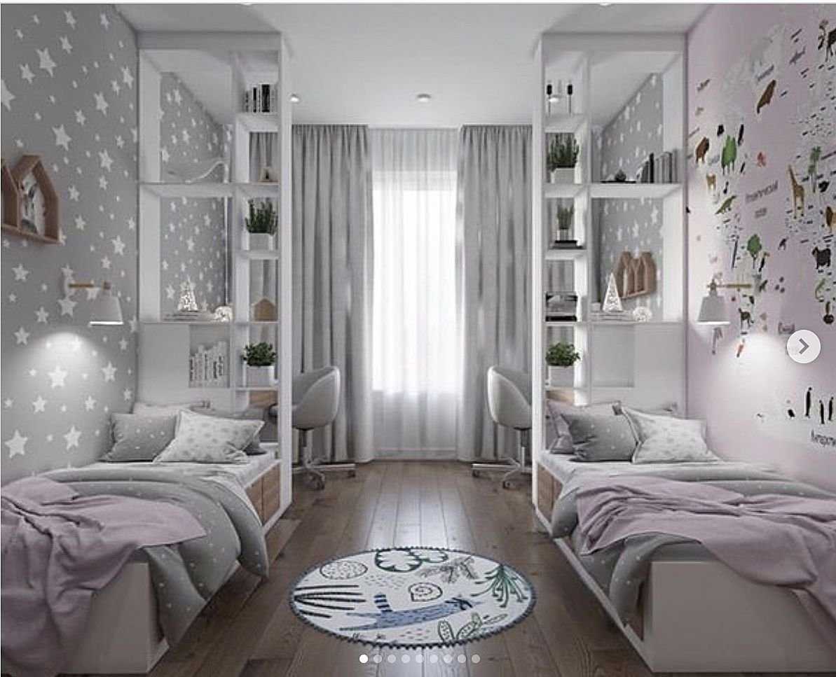 Дизайн детской комнаты 12 кв. м +75 фото примеров интерьера
