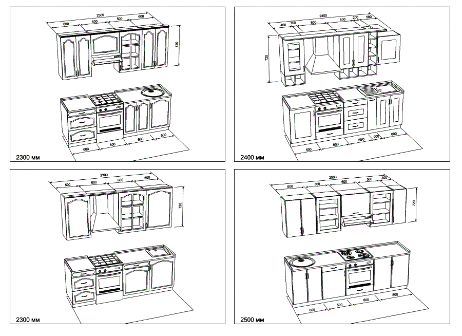 Эскиз кухни: как нарисовать проект кухни на компьютере или на бумаге
