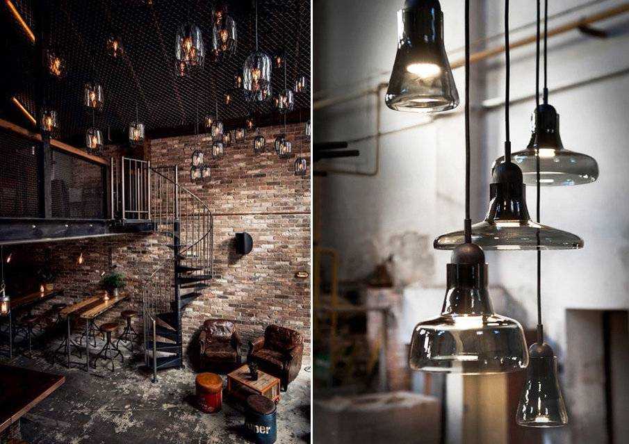 Освещение в стиле лофт: обзор вариантов